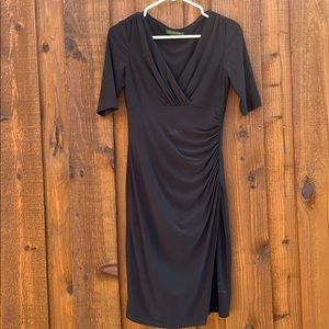 Black form fitting dress